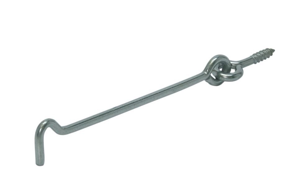 WINDHAAK VERZINKT 160X5,25MM MET OOG/HOUTDRAAD