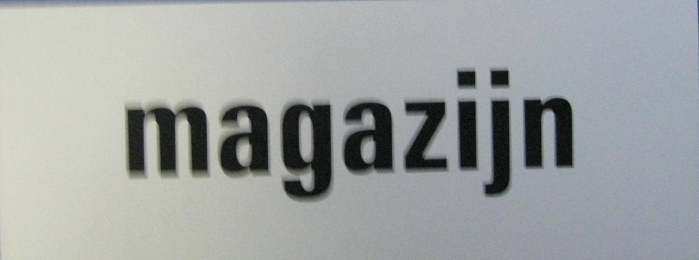 TEKSTBORD MAGAZIJN ALUMINIUM 130X50X0.8MM ZELFKLEVEND