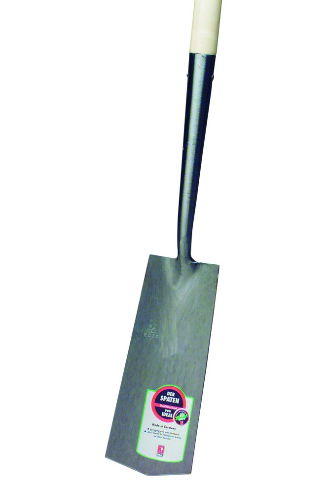 SPADE IDEAL MET OPSTAP GEPOLIJST KABEL MET ESSEN STEEL 85CM T-GREEP