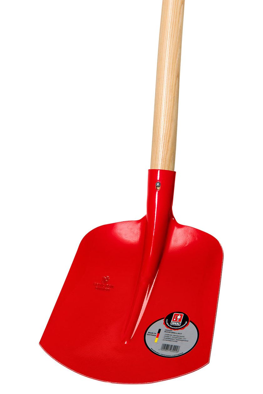 ZANDSCHOP IDEAL PIONEER ZAND BLAD 0 ROOD GELAKT DUL55 ESSEN T-STEEL 100CM