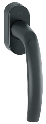 DRAAIVALGREEP HOPPE STANDAARD ZWART ATLANTA US952 VARIOSTIFT 7X32-42 90GR