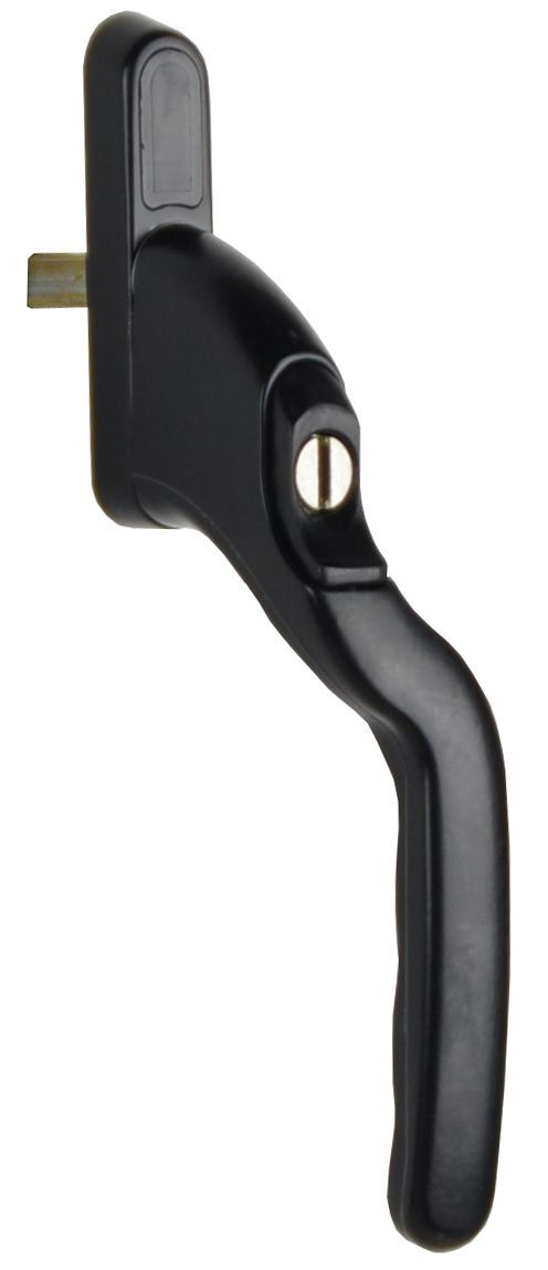 GREEP VERKROPT HABO 0142 AFSLUITBAAR RS ZWART STIFT 8X40MM SKG**