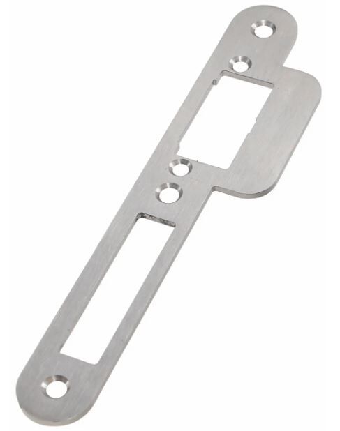 SLUITPLAAT HMB KORTE LIP RVS LS/RS TBV ELEKTRISCHE DEUROPENER