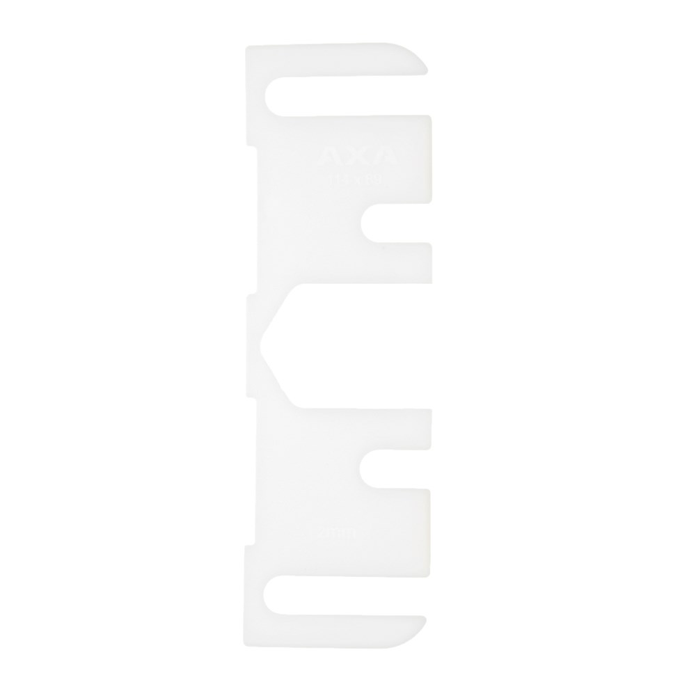 SCHARNIERPLAAT AXA HEAVY DUTY 2MM 89X114MM