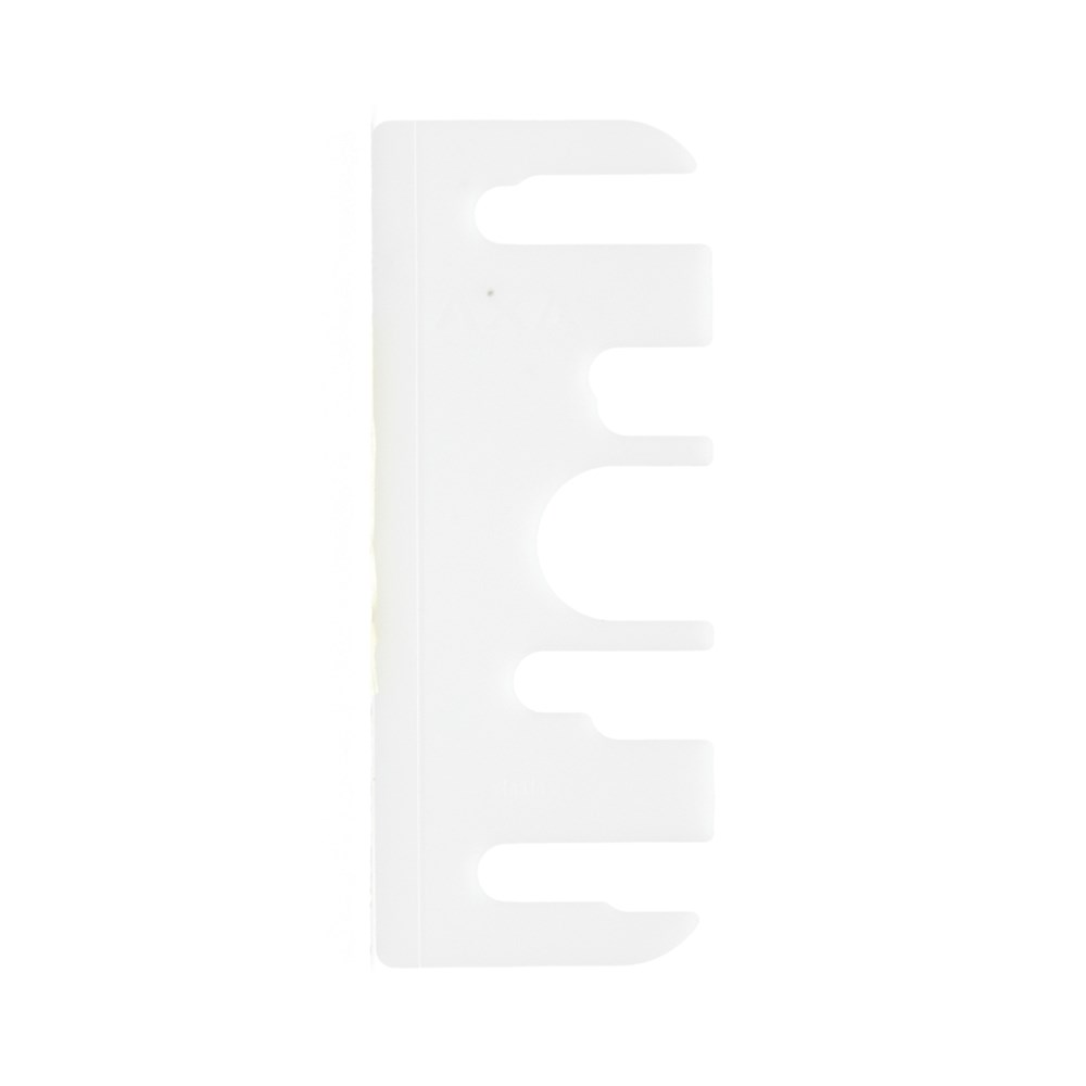 SCHARNIERPLAAT AXA WIT 1MM 89X89MM MET BREEKLIJN