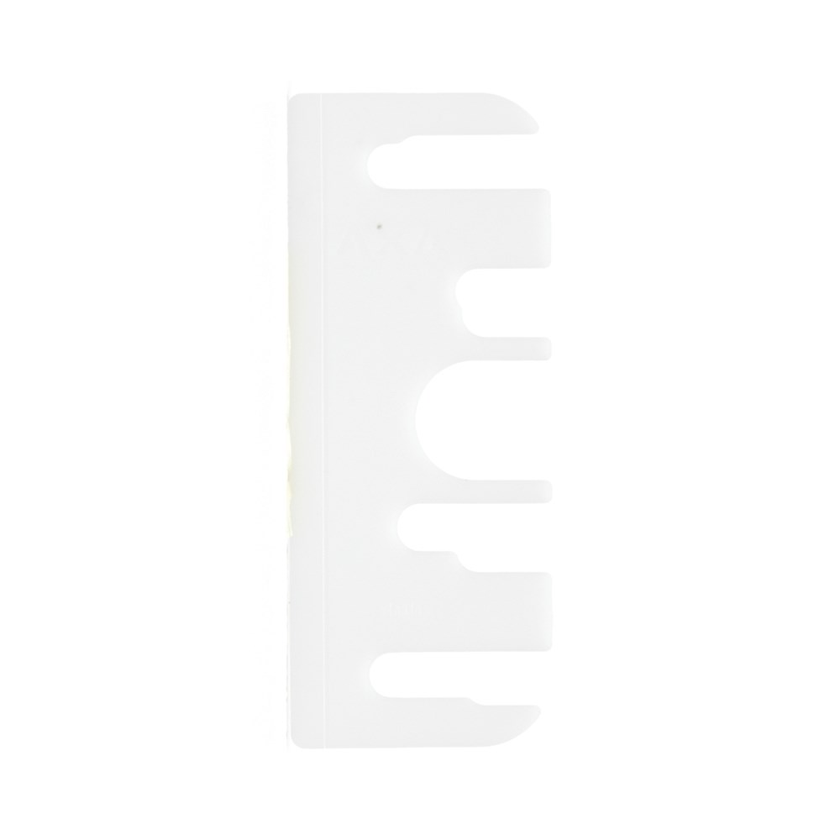 SCHARNIERPLAAT AXA WIT 1MM 89X89MM MET BREEKLIJN