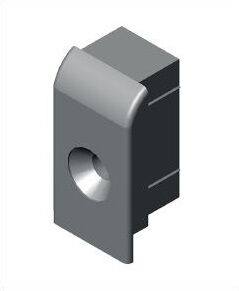 EINDKAPJE KFV GRIJS DZM170 16MM TBV VOORPLAAT MEERPUNTSSLUITING
