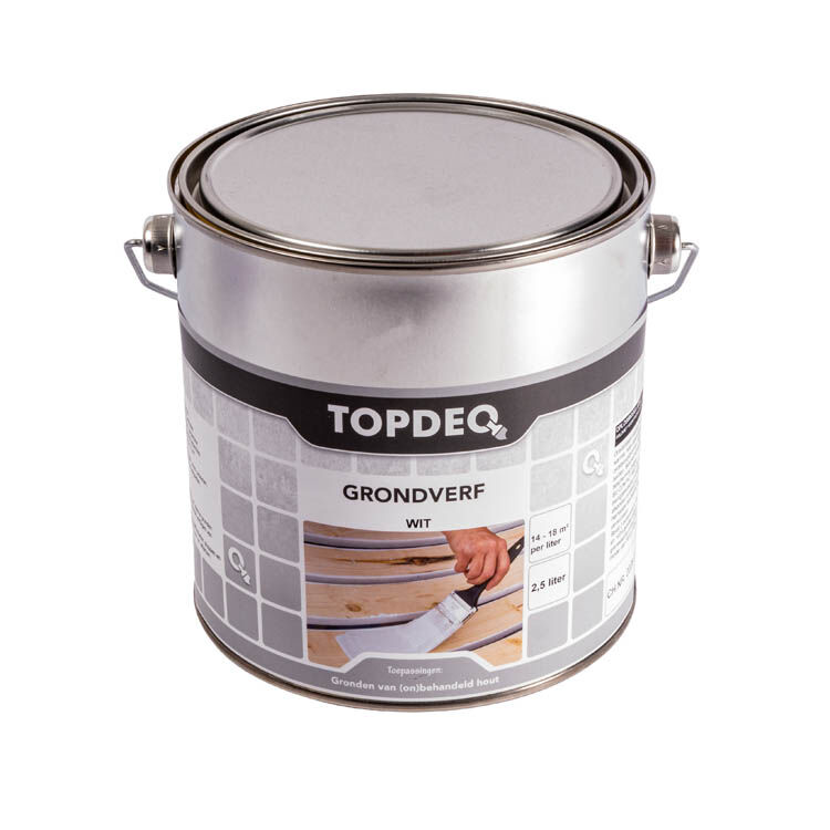 GRONDVERF ALKYD TOPDEQ BLIK 2,5LTR WIT