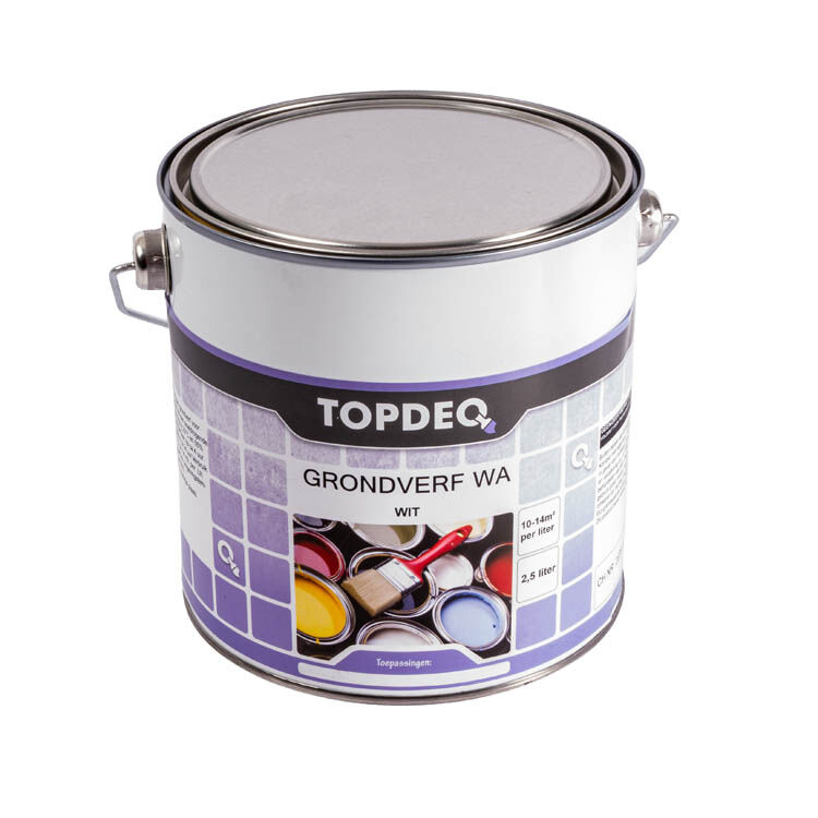 GRONDVERF WA WATERGEDRAGEN TOPDEQ BLIK 2,5LTR WIT
