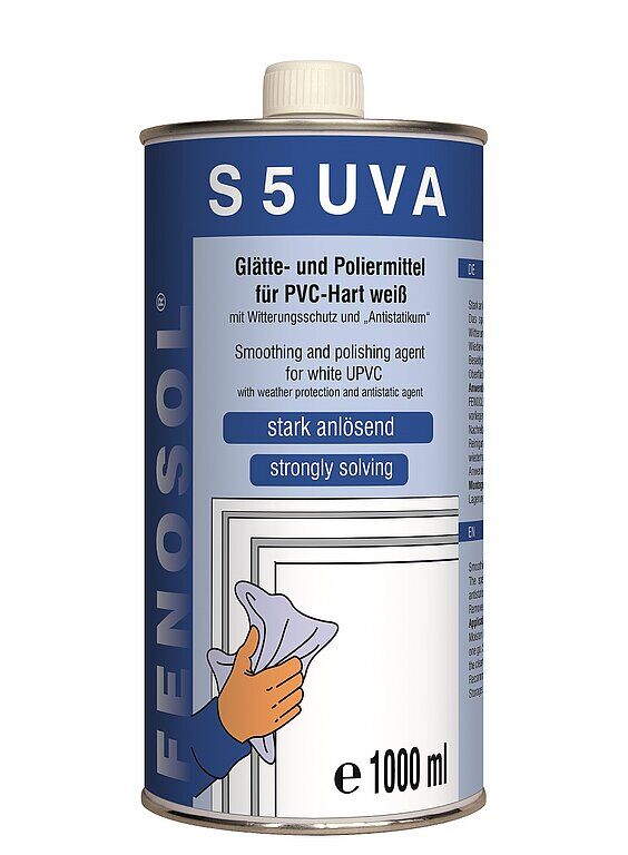 KUNSTSTOF REINIGER FENOSOL S 5 UVA 1LTR TBV HARD WIT PVC