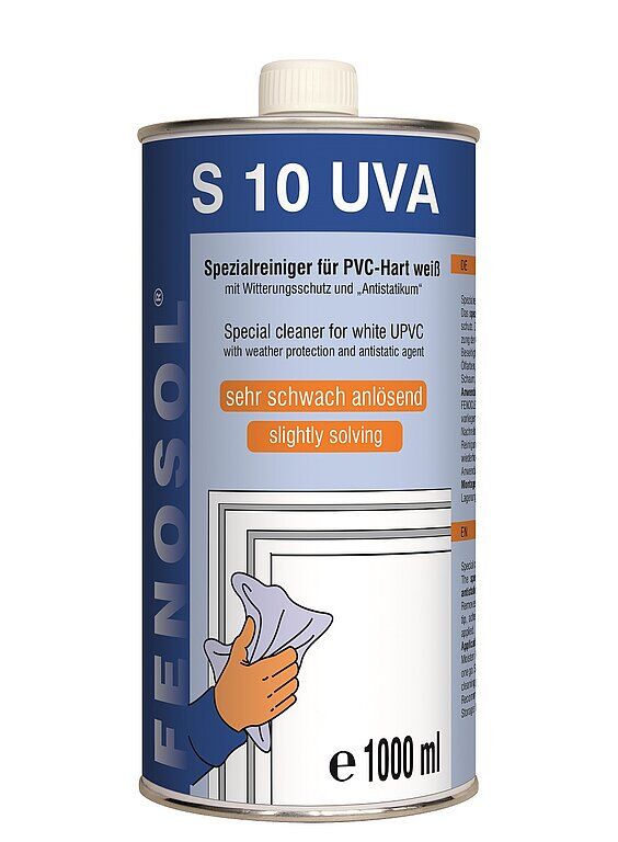 KUNSTSTOF REINIGER FENOSOL S 10 UVA 1LTR TBV HARD WIT PVC