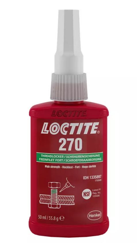 SCHROEFDRAADBORGMIDDEL LOCTITE 270 50ML HOGE STERKTE