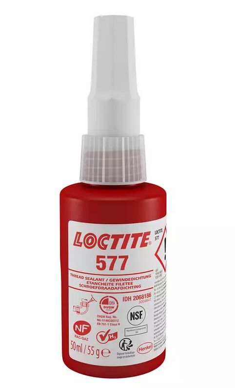 SCHROEFDRAADAFDICHTINGSMID LOCTITE 577 50ML GEMIDDELDE STERKTE