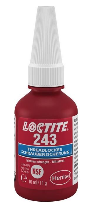 SCHROEFDRAADBORGMIDDEL LOCTITE 243 10ML GEMIDDELDE STERKTE