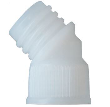 TUIT HOEK 45GR TBV LIJM EN KIT ZWALUW TRANSPARANT