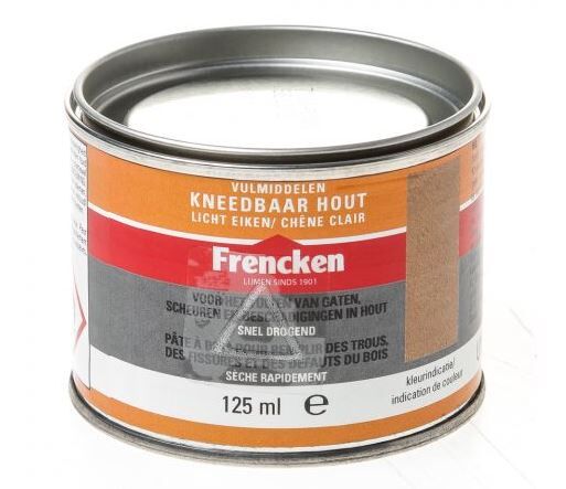 KNEEDBAAR HOUT FRENCKEN BLIK 125ML LICHT EIKEN