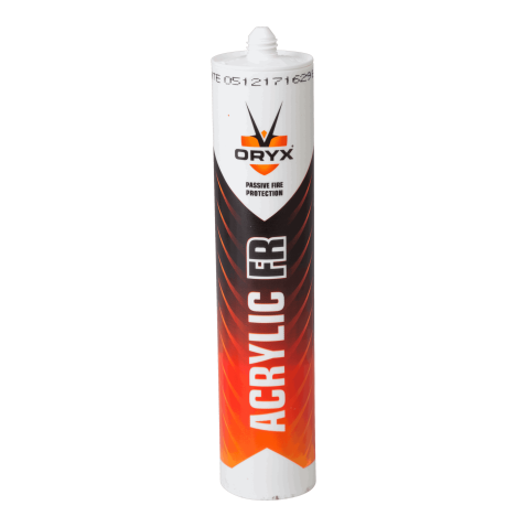 BRANDWERENDE ACRYLAAT ACRYLIC FR ORYX KOKER WIT 310 ML