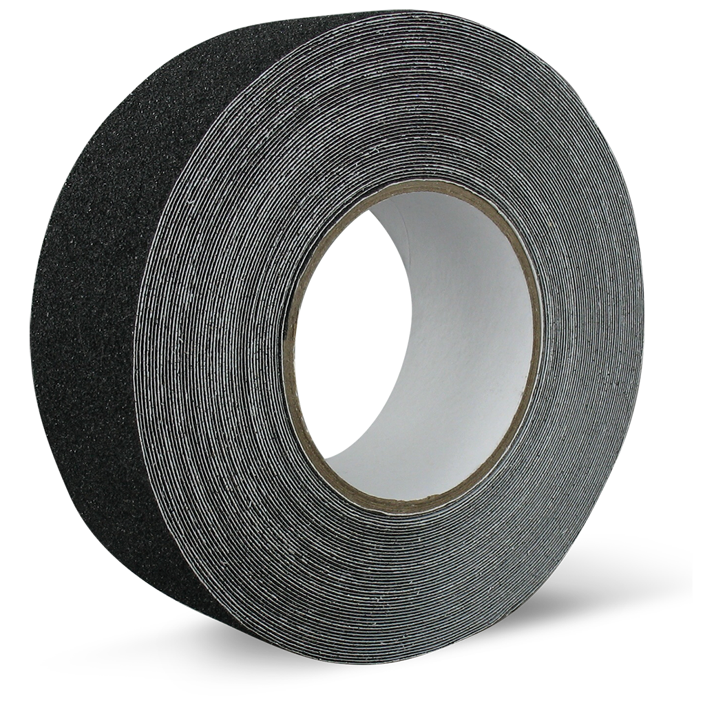 ANTI-SLIP TAPE ZWART ENKELZIJDIG 50MMX18MTR GENERAL PURPOSE