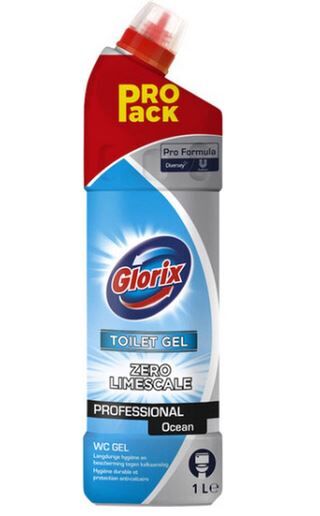 WC REINIGER GLORIX ZONDER CHLOOR 02 PRO FORMULA 1 LTR