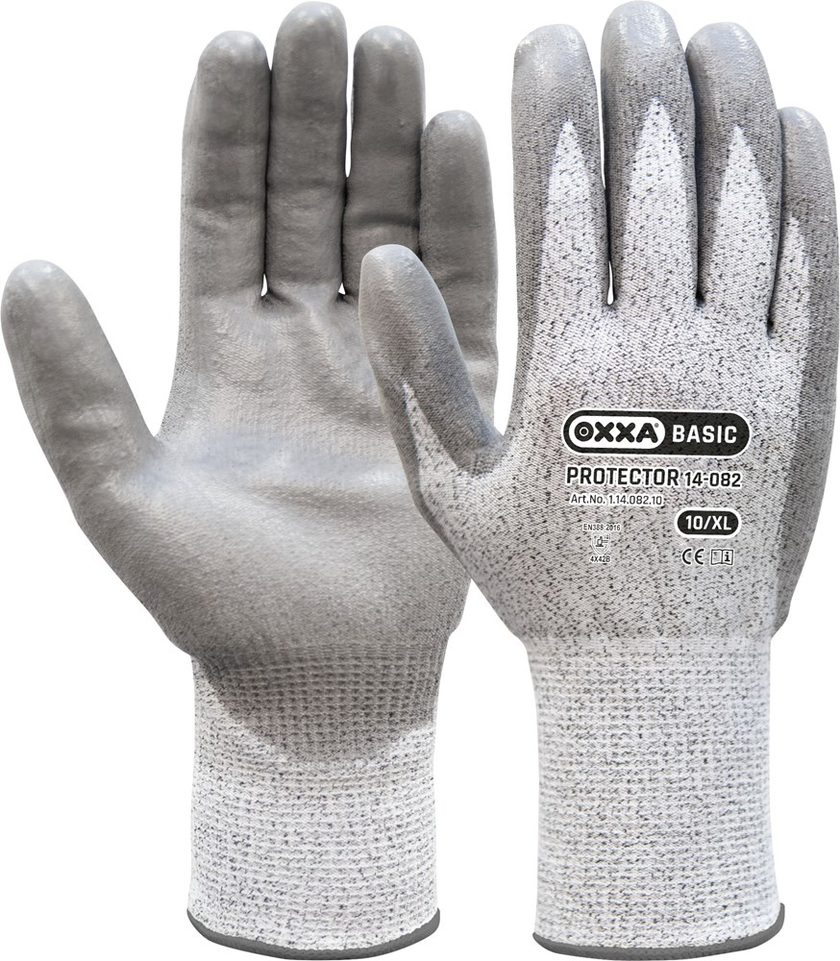OXXA® PROTECTOR 14-082 HANDSCHOEN BESCHERMINGNIVEAU B GRIJS