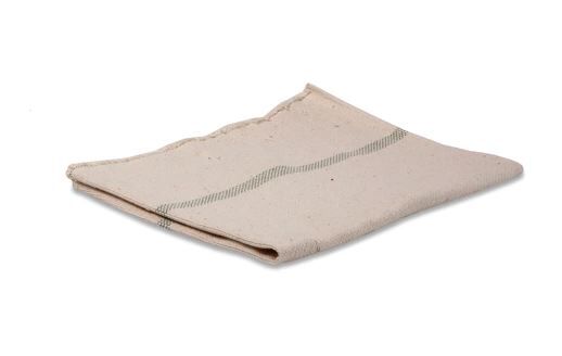 DWEIL GEWEVEN GROENE BAND 60X60CM NIET GERUWD 400GR/M2