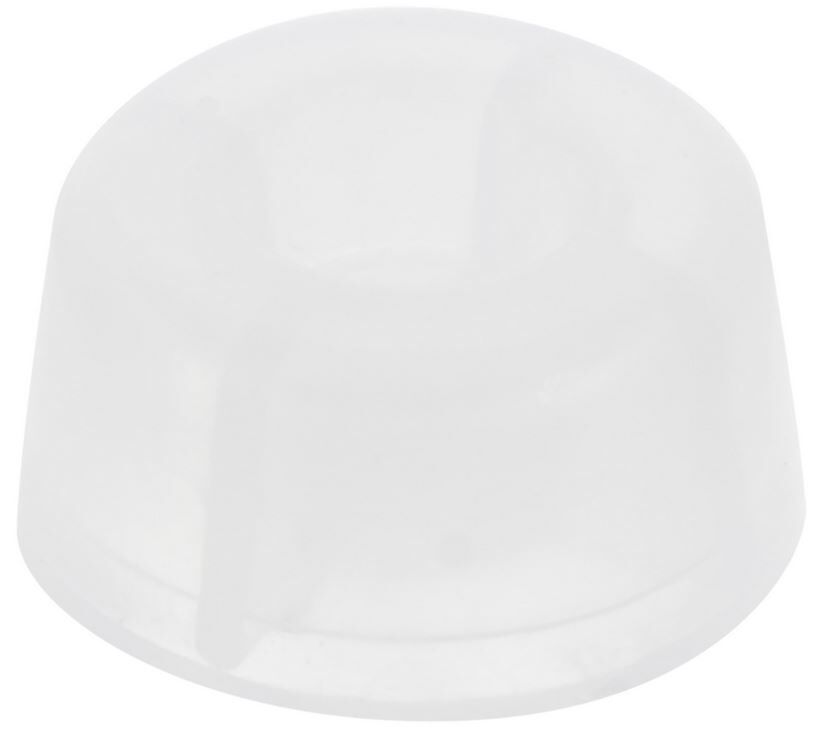 CLOSETBUFFER STARX TRANSPARANT KUNSTSTOF 22X10MM ROND (5 STUKS)