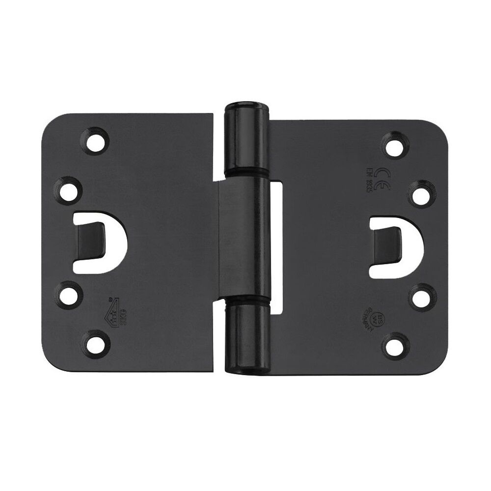 GLIJLAGERSCHARNIER BSW P RD 818 BV PROTECT 89X127X3MM ZWART SKG**