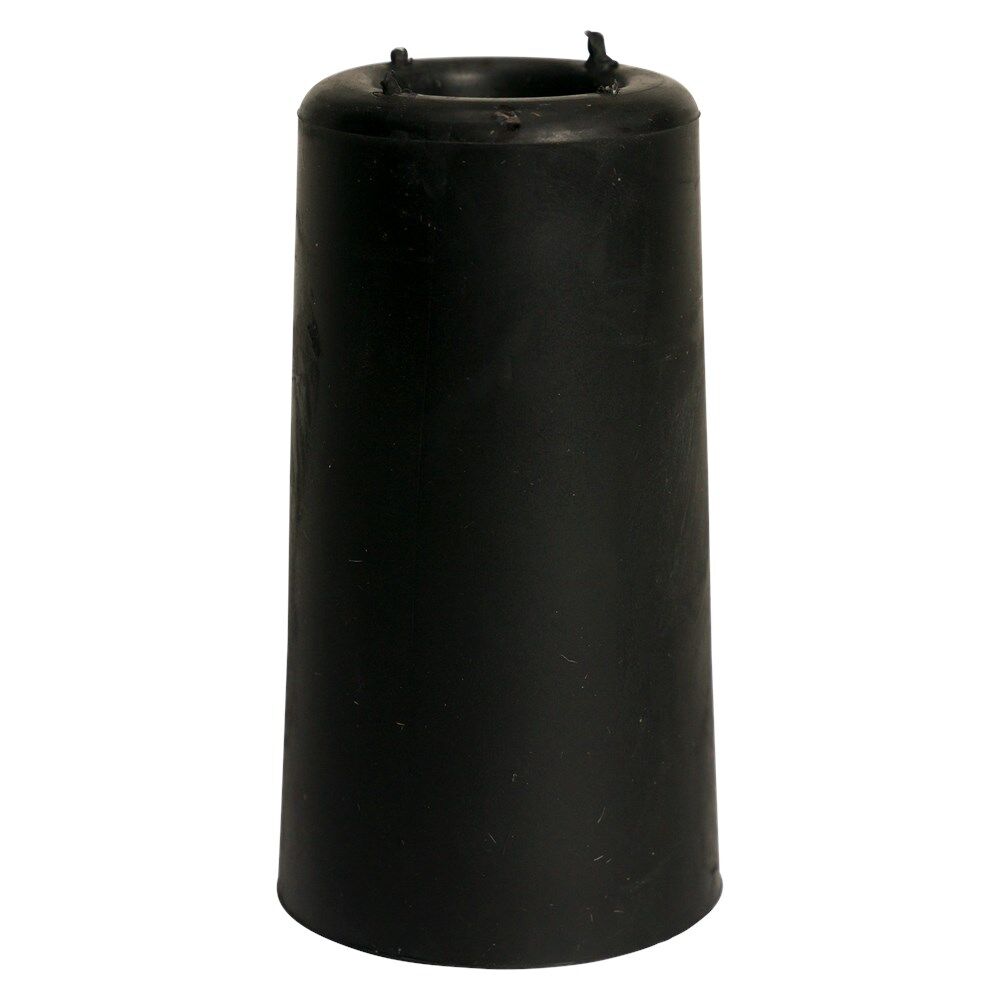 DEURBUFFER GRIPLINE RUBBER ZWART CONISCH HOOGTE 75MM DIAMETER BODEM 40MM
