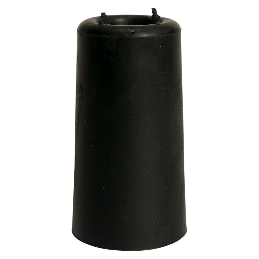 DEURBUFFER GRIPLINE RUBBER ZWART CONISCH HOOGTE 75MM DIAMETER BODEM 40MM