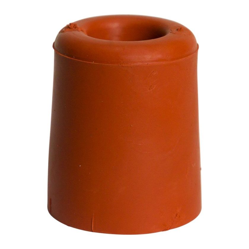 DEURBUFFER GRIPLINE RUBBER ROOD CONISCH HOOGTE 35MM DIAMETER BODEM 30MM