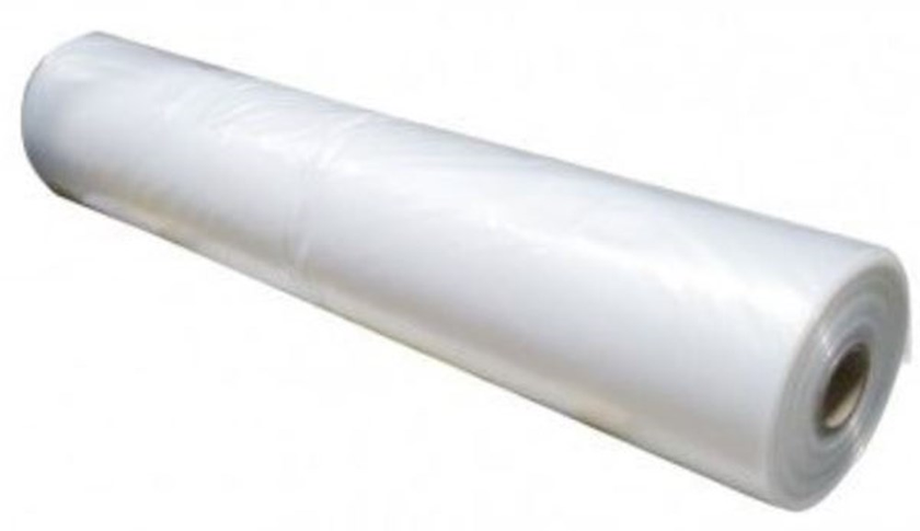 KRIMPFOLIE TRANSPARANT 1%UV 200MU 6MTR X 50MTR VLINDERVOUW
