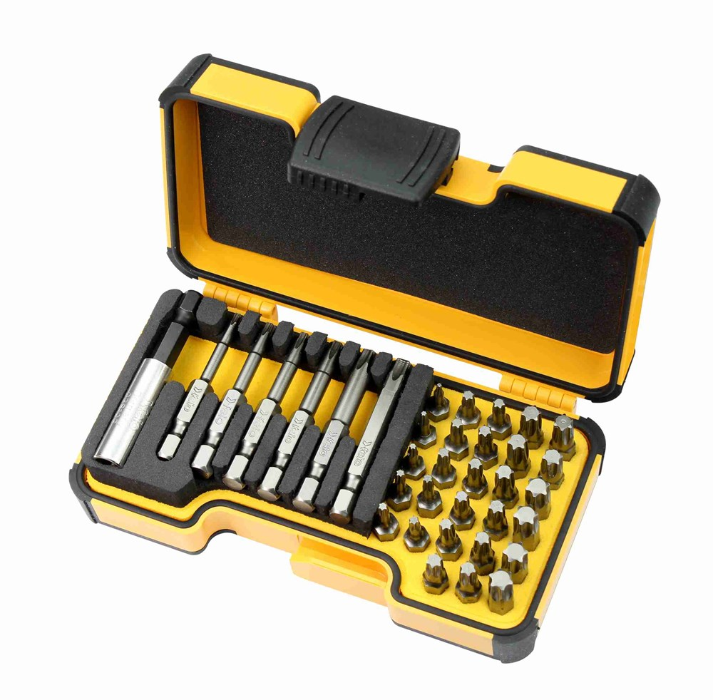 SCHROEFBITSET XS STRONGBOX FELO TORX 35-DELIG 28X25MM 6X50MM TORX
