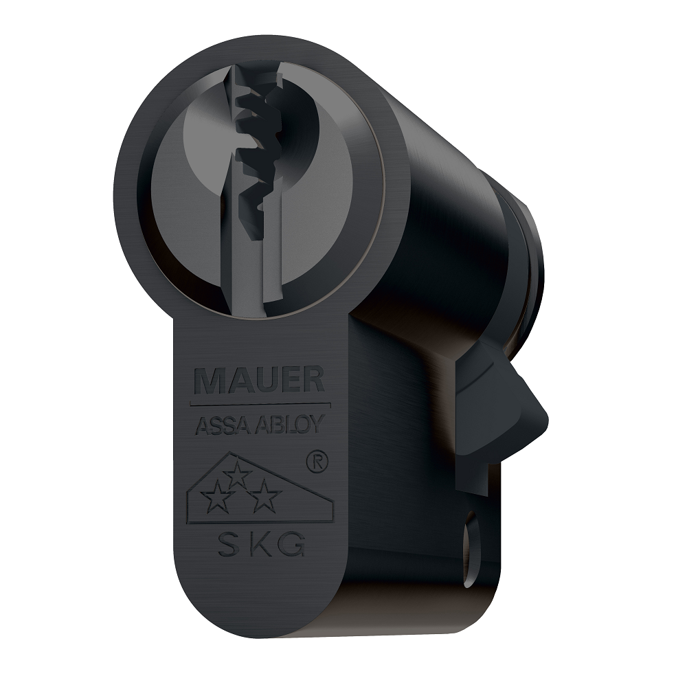 ENKELE CILINDER BA FP2-A140 SKG*** ZWART 31/9 MONO KERNTR.CERT.MODULAIR