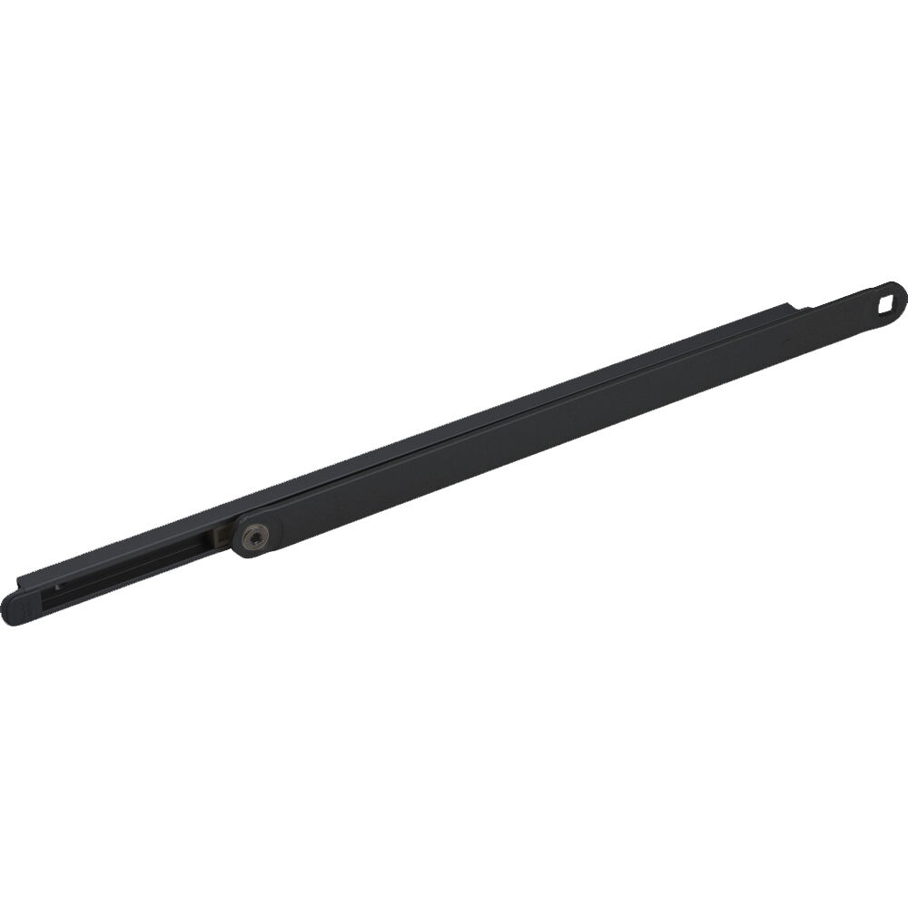 GLIJARM DORMA G96N20-K8/K12 ITS96 ZWART RAL9005 DIN LINKS 20X12X440MM