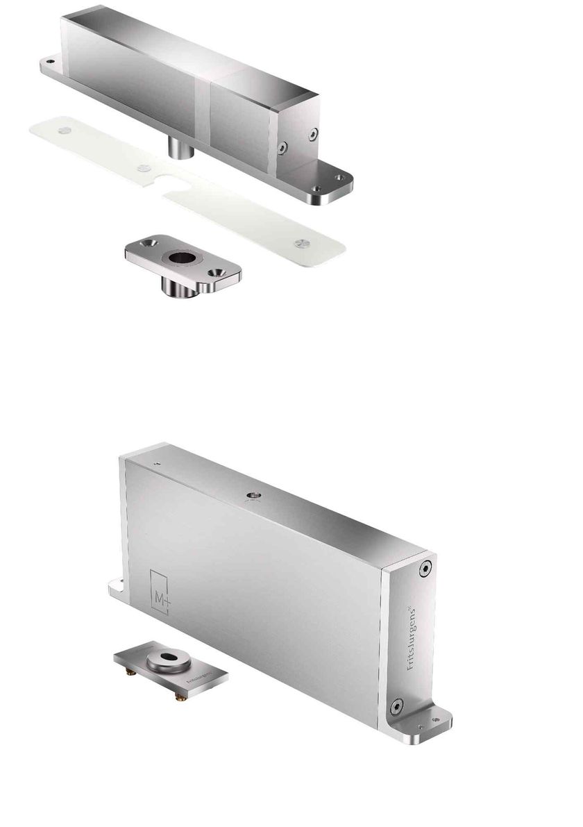 SET FRITSJURGENS SYSTEM M+ TP-R KLASSE G - FLUSH RECHT RVS VLOER+WI PLAF