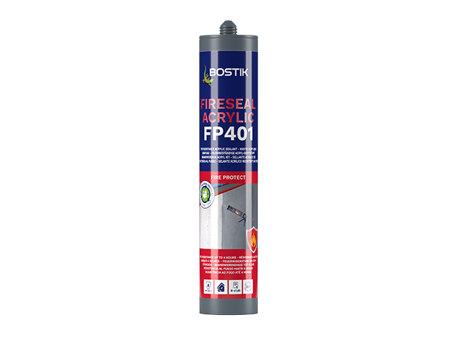BRANDWERENDE ACRYLAATKIT FP 401 BOSTIK KOKER WIT 310 ML